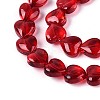 Baking Paint Transparent Glass Beads Strands DGLA-N021-01A-06-3