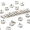 Brass Rhinestone Spacer Beads RSB06C14-1