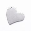 Non-Tarnish 304 Stainless Steel Stamping Blank Tag Pendants STAS-D445-60-2