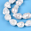Natural Baroque Pearl Keshi Pearl Beads Strands PEAR-S019-05E-4