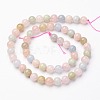 Natural Morganite Bead Strands X-G-P213-18-6mm-2