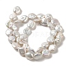 Natural Baroque Pearl Keshi Pearl Beads Strands PEAR-E016-007-2