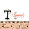Rack Plating Alloy Enamel Pendants ENAM-T024-53T-G-3