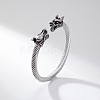 304 Stainless Steel Open Cuff Bracelets ZK9473-2-2