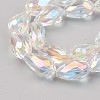 Transparent Glass Beads Strands EGLA-S194-09-A01-3