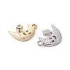 4Pcs 2 Colors Rack Plating Alloy Rhinestone Pendants FIND-YW0003-60-2