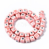 Handmade Porcelain Ceramic Beads Strands PORC-T006-01I-2