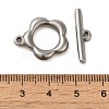 Non-Tarnish 304 Stainless Steel Toggle Clasps STAS-Q324-16P-3