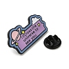 Inspirational Word I'll Cross the Universe to See You & Planet Enamel Pins JEWB-G032-02B-3