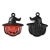 Halloween Alloy Enamel Pendants ENAM-K069-07C-EB-1