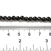 Synthetic Silver Line Coal Quartz Beads Strands G-Q161-A01-01-4