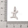 925 Sterling Silver Micro Pave Clear Cubic Zirconia Pendants STER-H117-01P-03-3