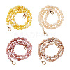 Givenny-EU 4Pcs 4 Colors Acrylic Beads Bag Strap FIND-GN0001-06-2