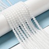 Imitate Austrian Crystal Frosted Glass Beads Strands GLAA-F029-TM3mm-B13-4