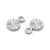 304 Stainless Steel Charms STAS-P319-30P-01-3
