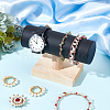 T-Shaped Bar PU Leather Bracelet Display Stands with Wooden Base AJEW-WH0471-127A-4