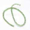 Electroplate Glass Beads Strands LS-EGLA-D020-3x2mm-23-2