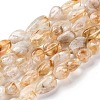 Natural Citrine(Heated) Beads Strands G-G146-A10-02-1