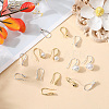 60Pcs 2 Colors Brass Earring Hooks KK-BBC0019-08-3