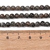 Natural Fluorescent Syenite Rock(Glow under UV Light) Beads Strands GG-NH0012-A01-4mm-4