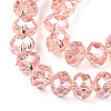 Electroplate Glass Beads Strands EGLA-A034-T2mm-A34-2