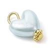 Imitation Shell & Pearl Acrylic Pendants PALLOY-JF04518-02-4