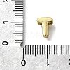 Brass Micro Pave Cubic Zirconia Letter Multi-Strand Links KK-D295-32G-20-3