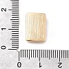 Brass Micro Pave Cubic Zirconia Beads KK-A277-20G-3