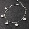 Bohemia Style Ocean Theme 304 Stainless Steel Anklets WG73A42-09-1