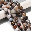 Natural Striped Agate/Banded Agate Beads Strands G-Z060-A01-C14-2