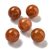 Natural Red Aventurine Round Ball Figurines Statues for Home Office Desktop Decoration G-P532-02A-07-1