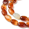 Natural Red Agate(Dyed & Heated) Beads Strands G-K365-B02-01-4