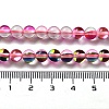 Synthetic Moonstone Beads Strands G-P528-J01-10-4