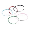 Adjustable Waxed Cotton Cord Bracelets X-BJEW-JB04206-1