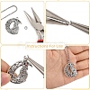 10Pcs 2 Colors Brass Open Jump Rings KK-YW0003-99A-5