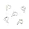 Tarnish Resistant 304 Stainless Steel Letter Charms STAS-O072-P-2