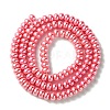 Eco-Friendly Spray Painted Glass Rondelle Bead Strands DGLA-L003-3x5mm-26-2