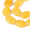 Dyed Natural White Jade Beads Strands G-N370-01A-13-4