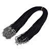 Waxed Cotton Cord Necklace Making LS-X-MAK-S034-001-1