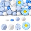 30Pcs Food Grade Eco-Friendly Silicone Beads SIL-FS0001-26A-1