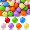 35Pcs Food Grade Eco-Friendly Silicone Focal Beads SIL-FS0001-22A-1