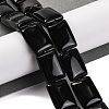 Natural Black Onyx(Dyed & Heated) Beads Strands G-T047-B29-01-2