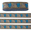 Ethnic Style Embroidery Polyester Ribbons SK-TAC0001-03-3