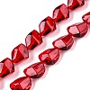 Electroplate Glass Beads Strands EGLA-N012-05-2