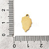 304 Stainless Steel Enamel Charms STAS-I335-03G-02-3