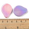 UV Plating Iridescent Acrylic Beads OACR-G039-13-3