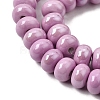 Glazed Porcelain Rondelle Beads PORC-Q001-01D-3
