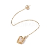 Stainless Steel Braided Chain Macrame Pouch Empty Stone Holder Dowsing Pendulums PALLOY-JF02737-4