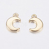 Long-Lasting Plated Brass Charms KK-F741-42G-2
