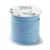 20M Polyester Braided Cord for Jewelry Making OCOR-G015-04A-02-2